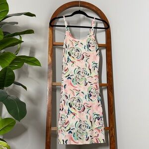 Athleta XS Pink Floral Infinity Athletic Tennis Dress